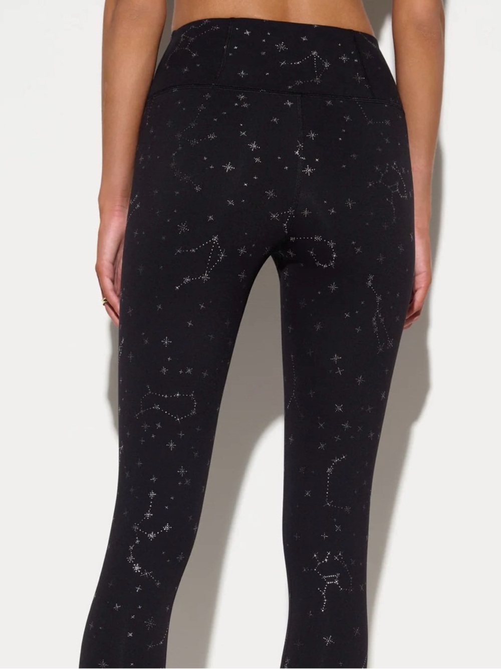 Spiritual Gangster Astrology Matching Leggings and Top SZ. Large Black/Silver - Picture 6 of 16